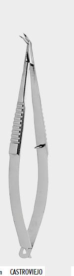 Ножиці КАСТРОВЬЄХО (CASTROVIEJO) для рогівки, вигнуті ліворуч, 10,0 см (cm)